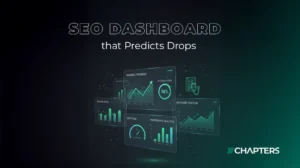 cover image for the blog "SEO Dashboard That Predicts Drops"