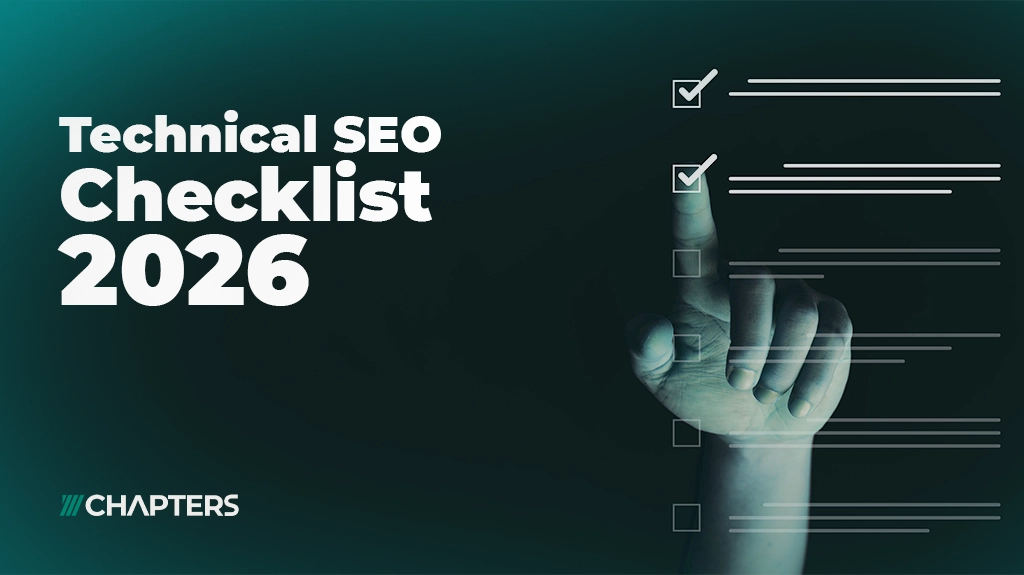 cover image for blog "technical SEO checklist 2026"
