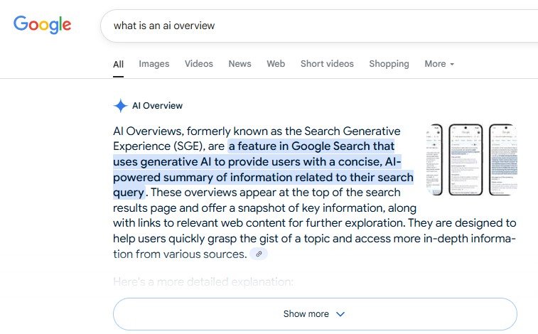 ai overview 