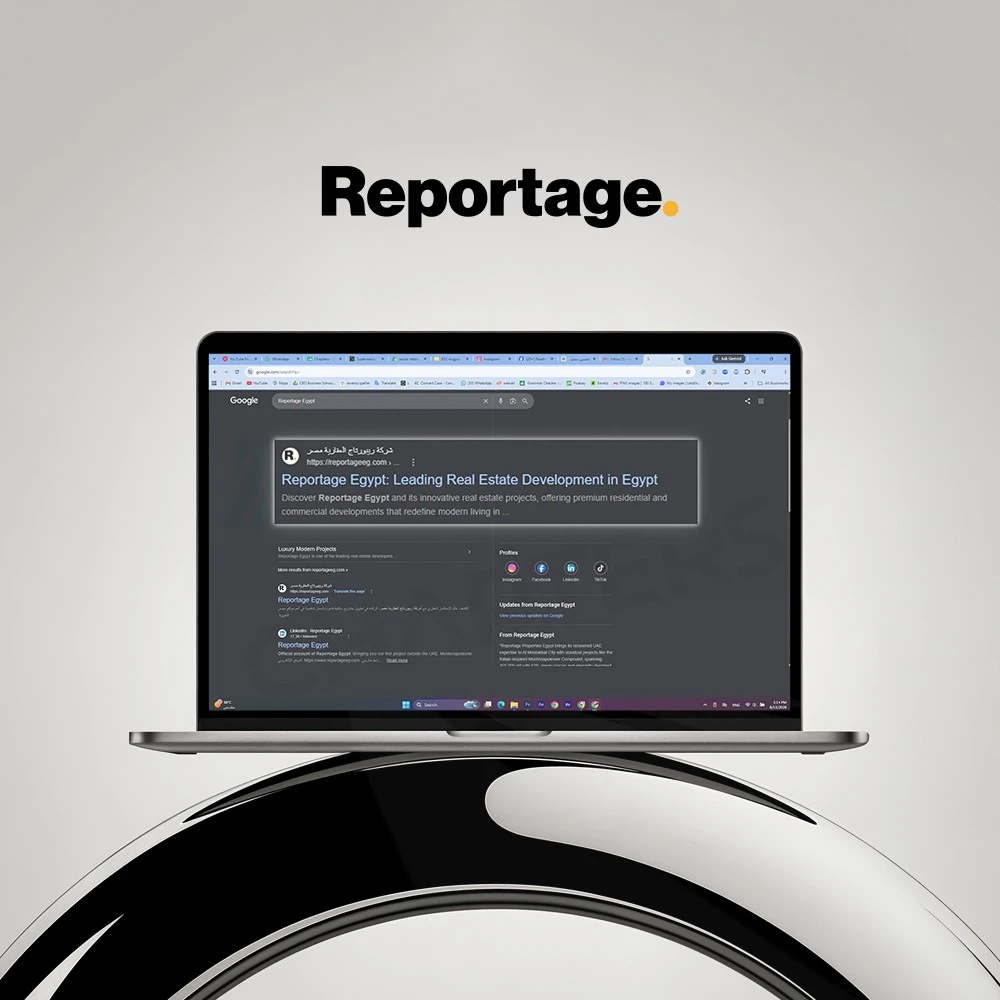 Chapters Digital Solutions SEO Case Study for Reportage Properties Egypt cover
